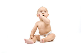 Bébé assis